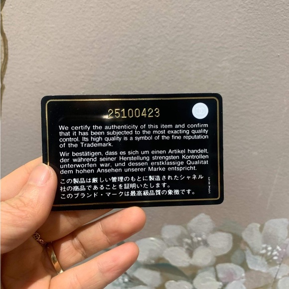 chanel mini rectangular still have box, card - Picture 6 of 9